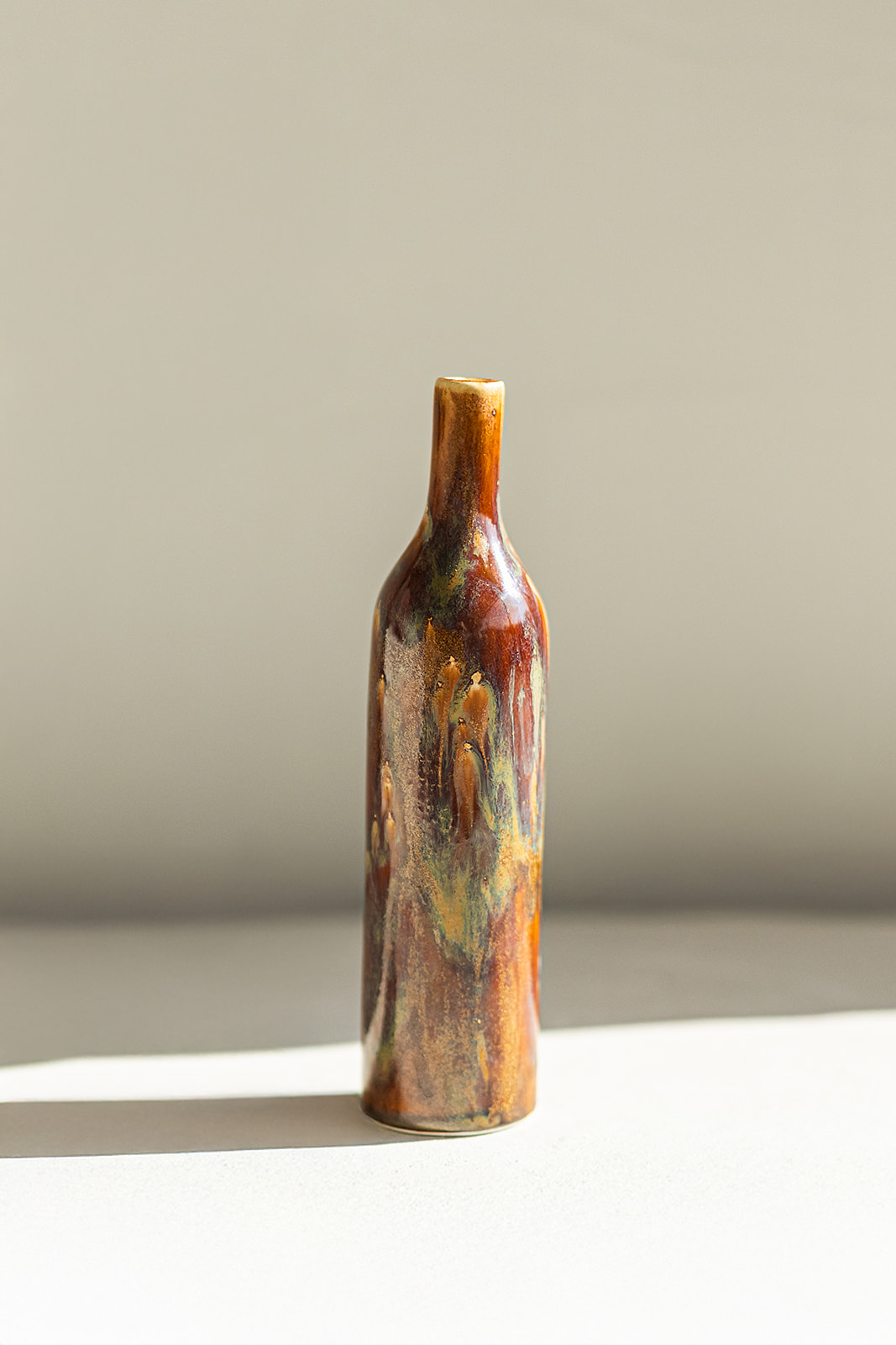 Terracotta Olive Oil Bottle